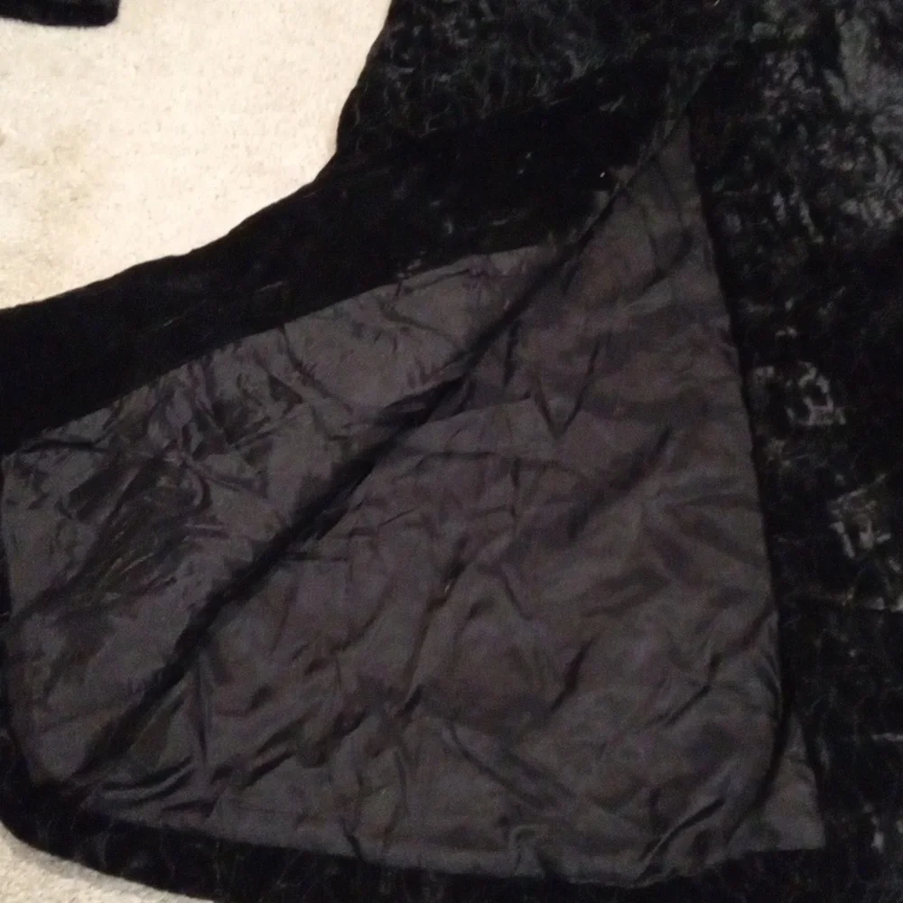 VINTAGE Katharyn Dianos Velvet Coat M - Picture 12 of 12